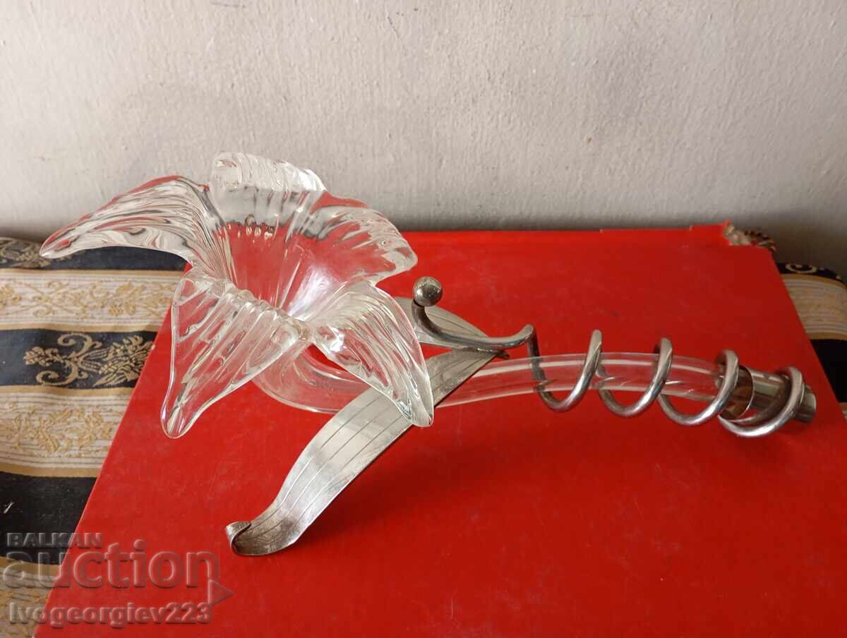 Glass flower decoration Glass flower decoration