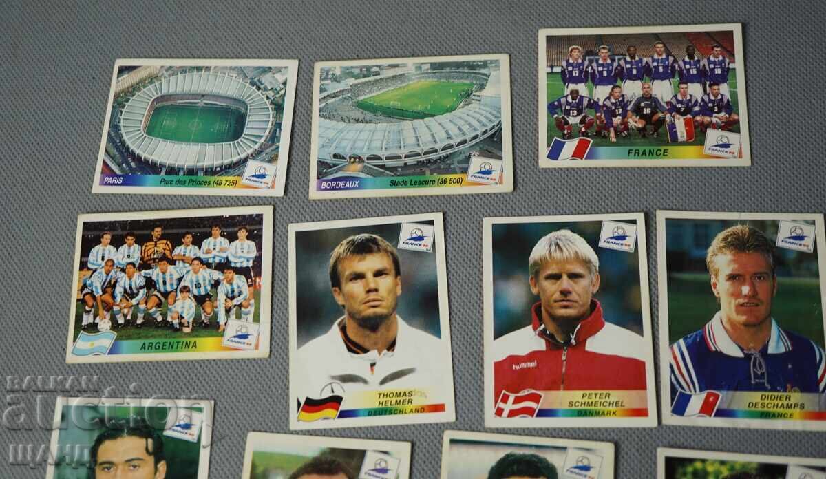 Auction  1998 France World Cup football stickers players teams