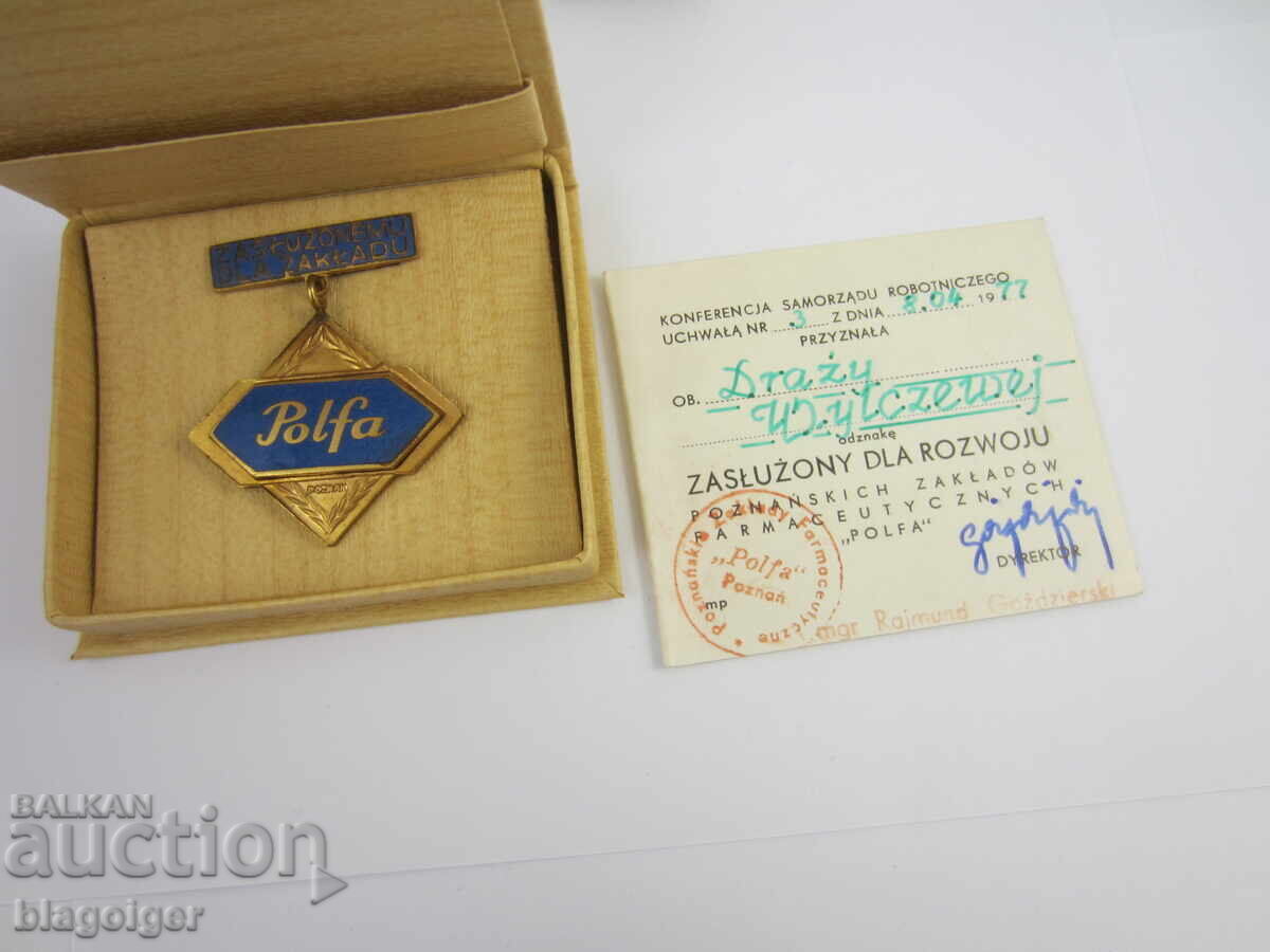 Insignă de onoare pentru merite-1977-Drazha Valcheva-BKP-Politician cu preț € 26.00 | 50.85 BGN