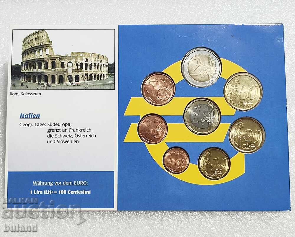 Set monede Euro Italia 2002 UNC de la 1 Cent la 2 Euro cu preț € 15.00 | 29.34 BGN