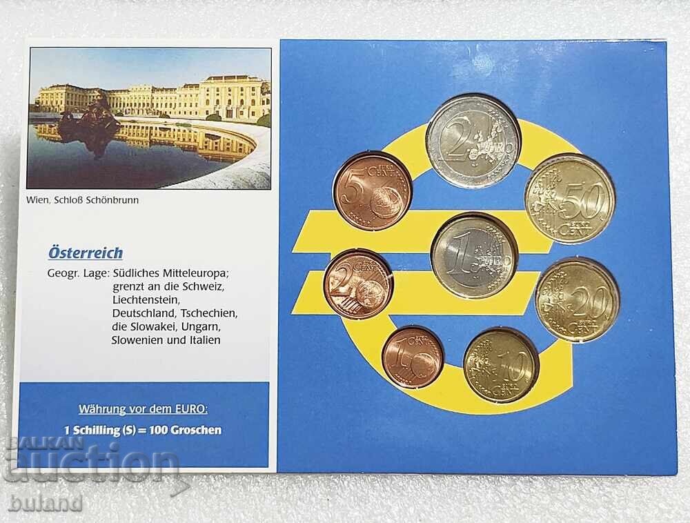 Αυστρία UNC ΣΕΤ Ευρώ 2002 από 1 Λεπτό έως 2 Ευρώ Euro με τιμή € 15.00 | 29.34 BGN Αυστρία UNC ΣΕΤ Ευρώ 2002 από 1 Λεπτό έως 2 Ευρώ Euro με τιμή € 15.00 | 29.34 BGN