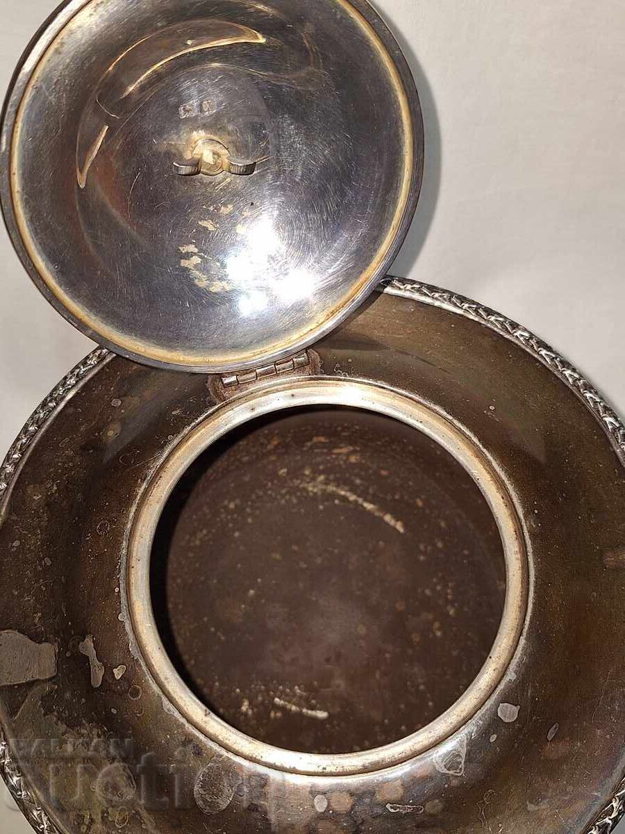 Delivery of Antique silver teapot