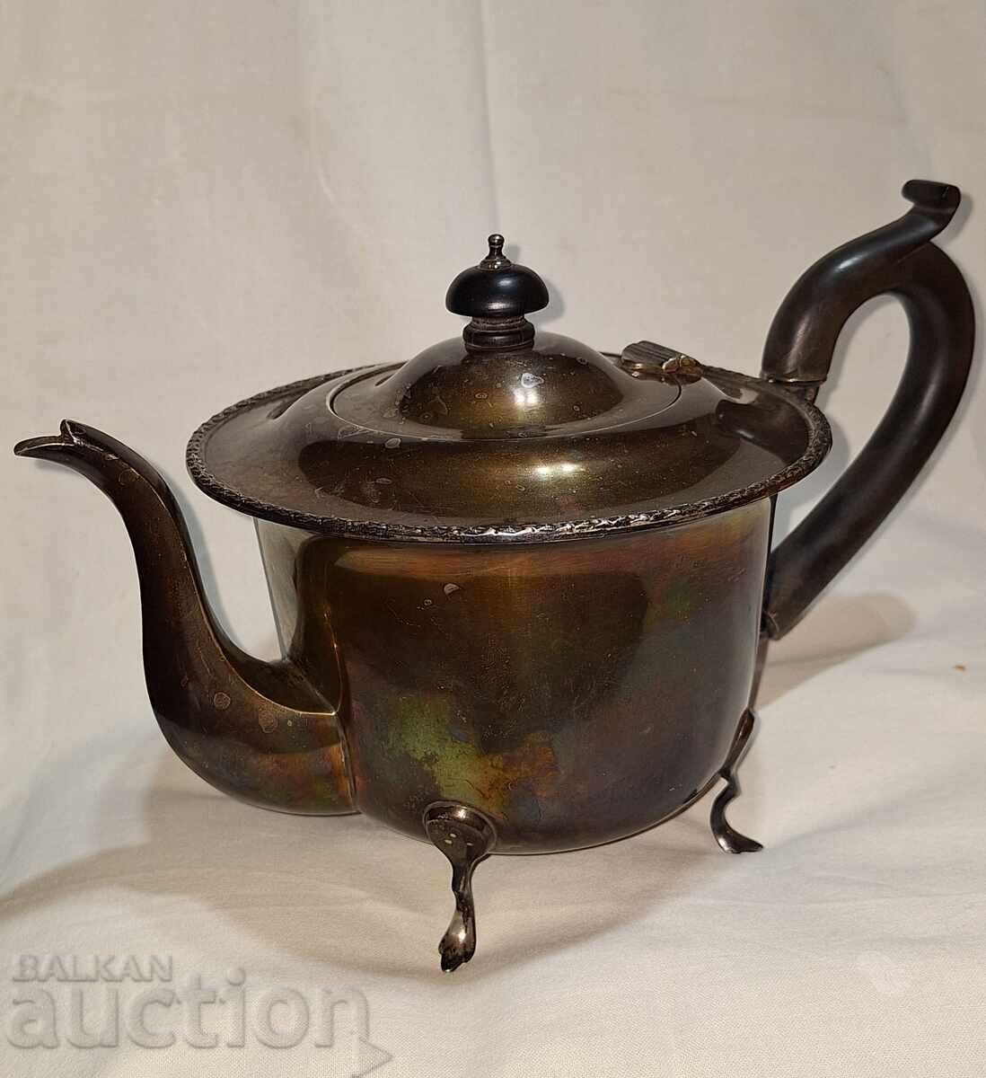Antique silver teapot