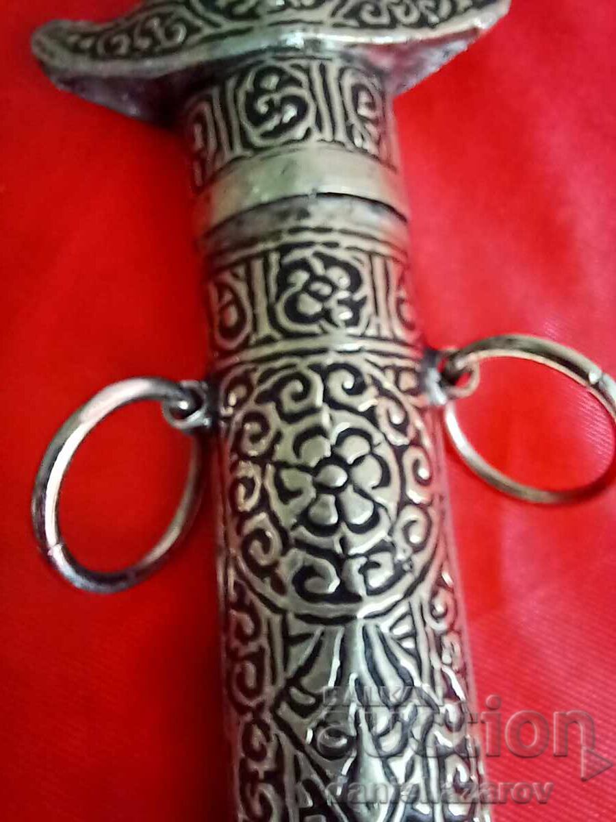 Голям Стар Сребърен Кинджал , Ханджар, Кумая ,Кама,Маркировк - 6