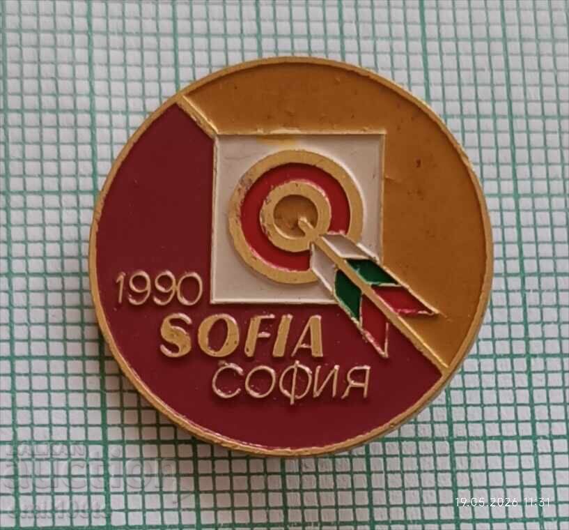 Insignă - Competiție Tir cu arcul Sofia 1990 - 5