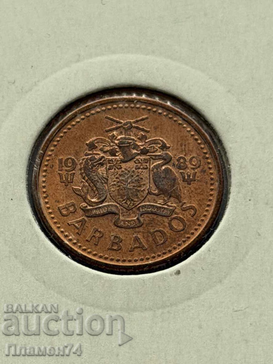1 σεντ 1989 Μπαρμπάντος με τιμή € 1.00 | 1.96 BGN