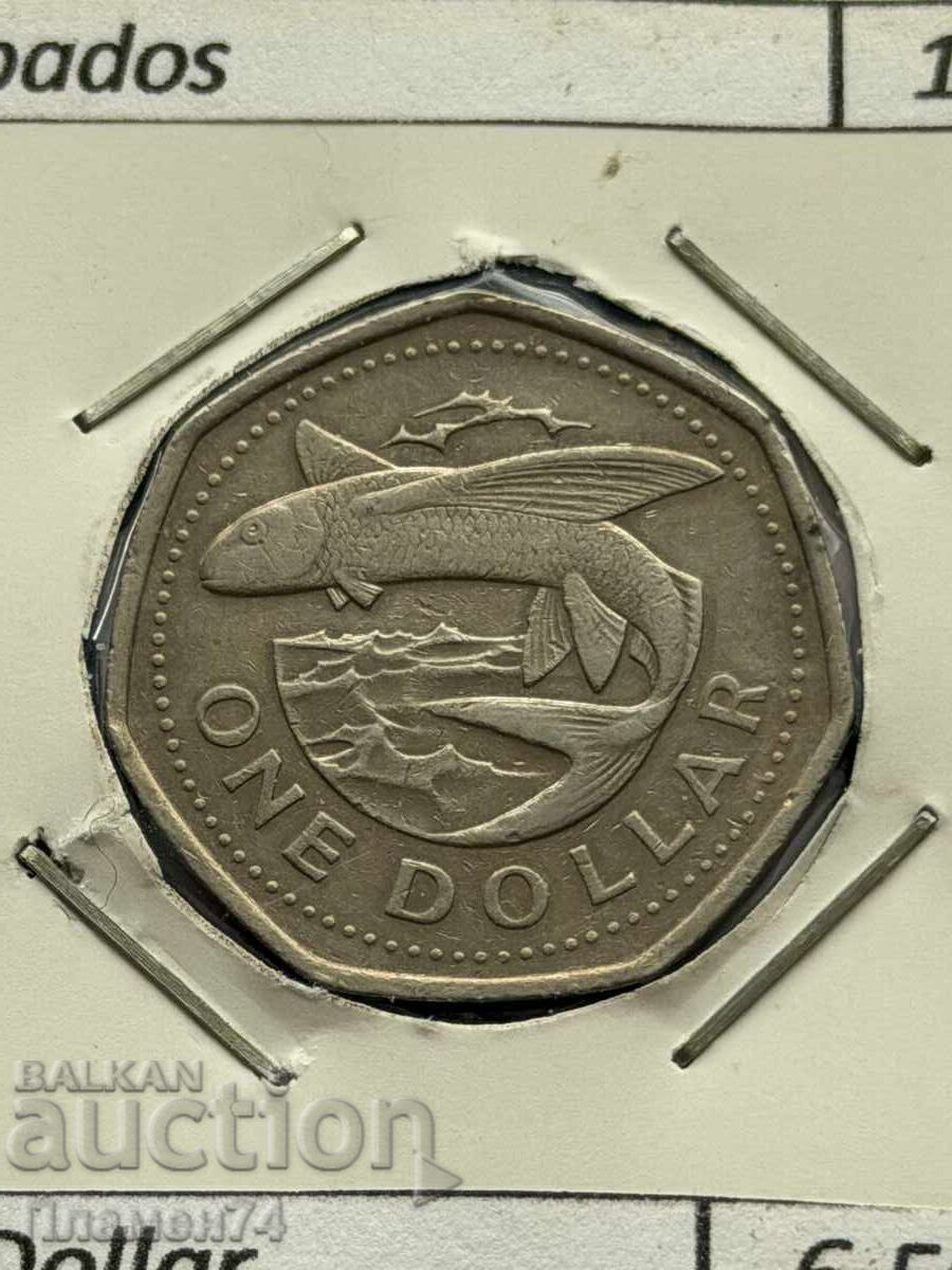 1 dollar 1988 Barbados with price € 3.00 | 5.87 BGN
