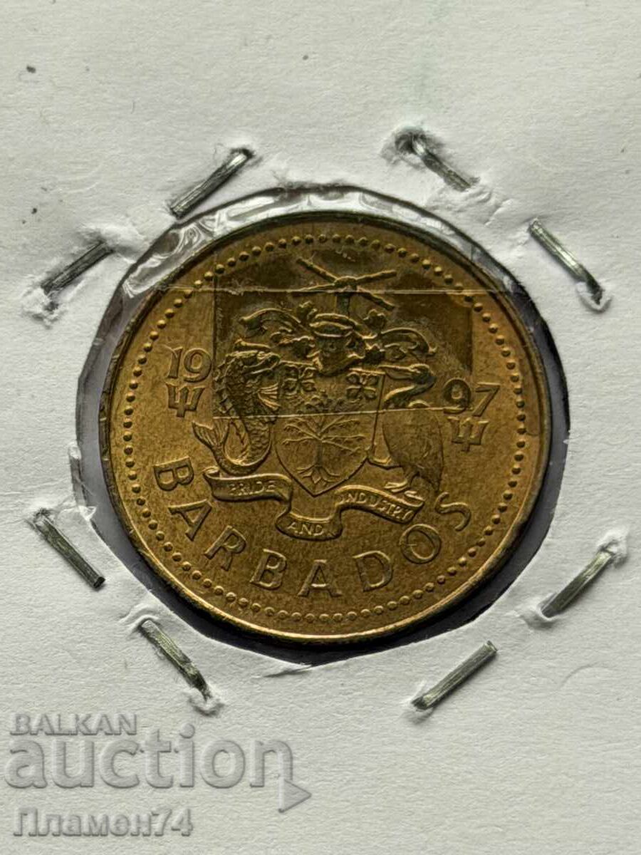 5 цента 1997 Барбадос с цена € 1.00 | 1.96 лв.