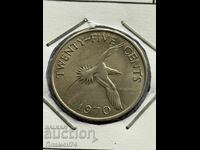 25 cenți 1970 Bermuda