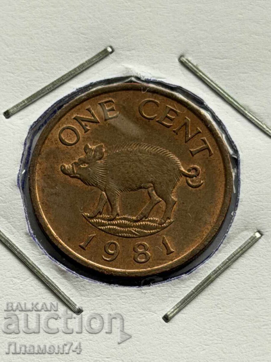 1 cent 1981 Bermuda