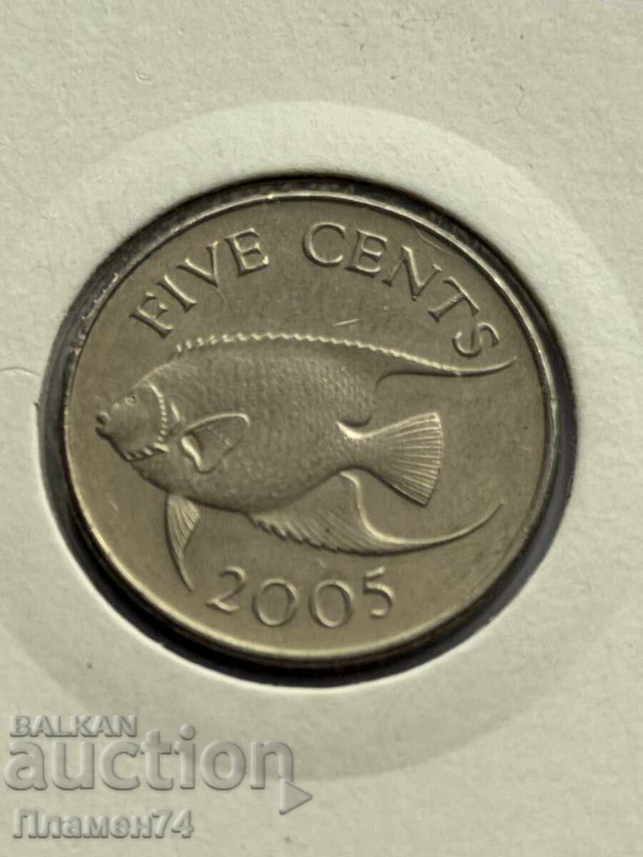 5 цента 2005 Бермуда