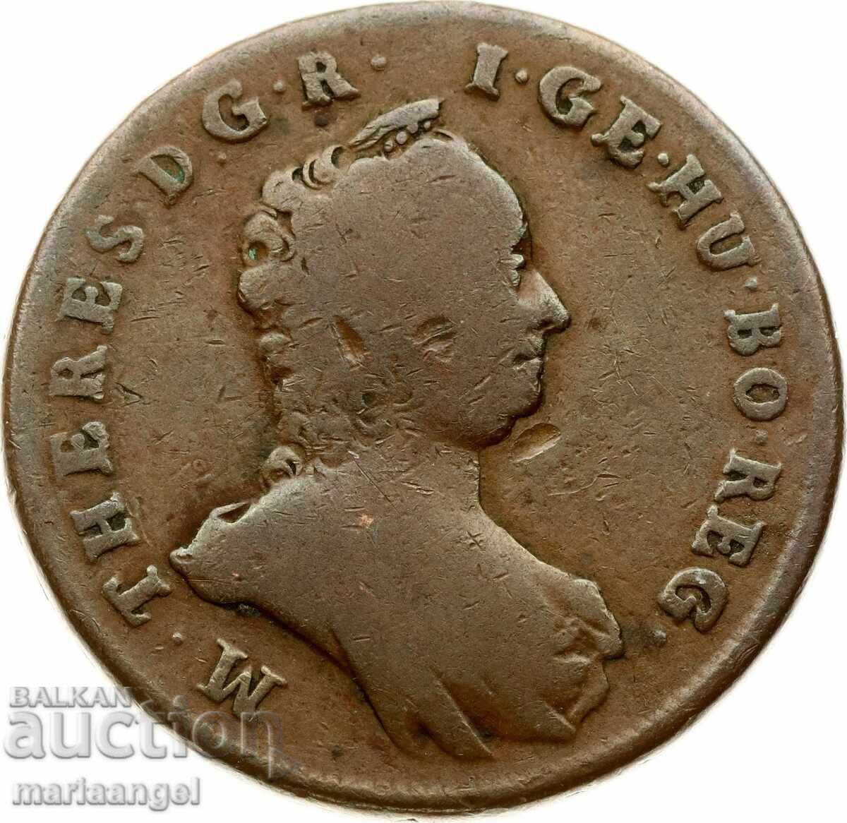 Livrarea Poltura 1765 Austria 16,89g Maria Terezia/Madona Ungară