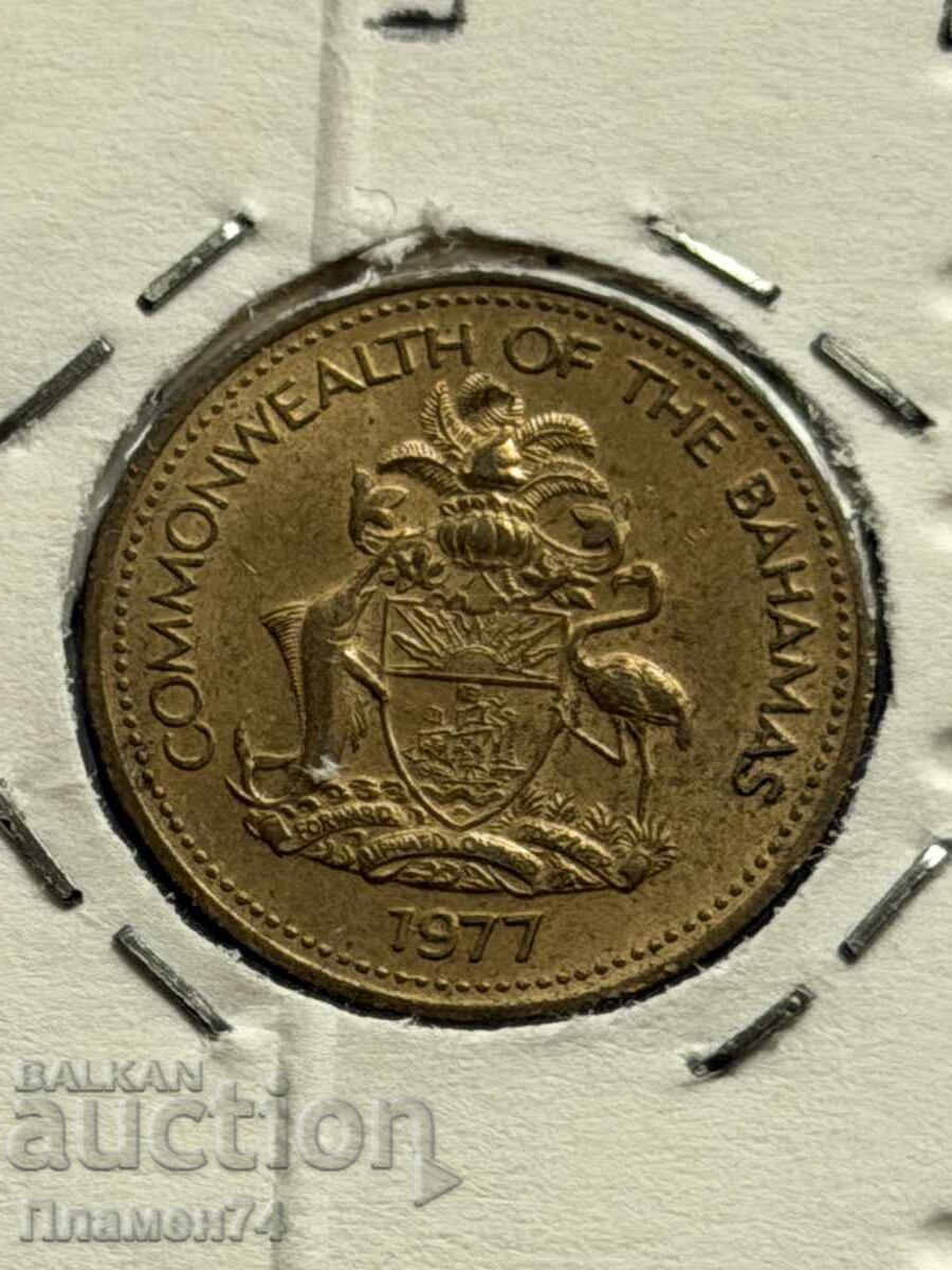 1 cent 1977 Bahamas cu preț € 1.00 | 1.96 BGN