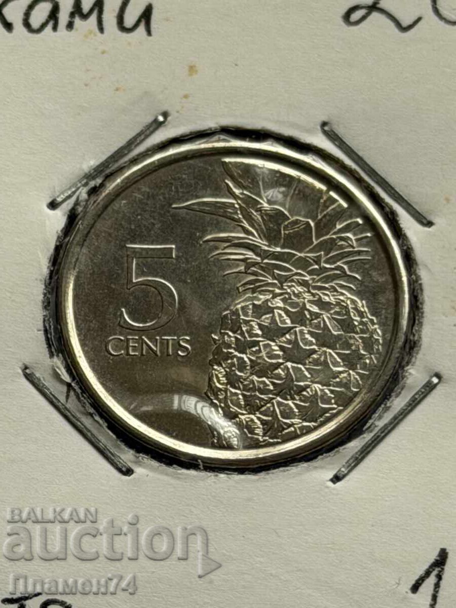 5 cenți 2015 Bahamas
