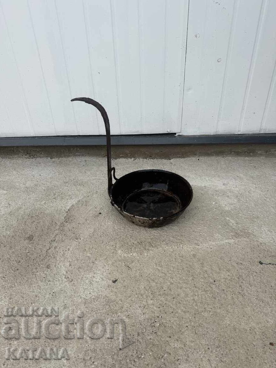 Old copper pan Old copper pan