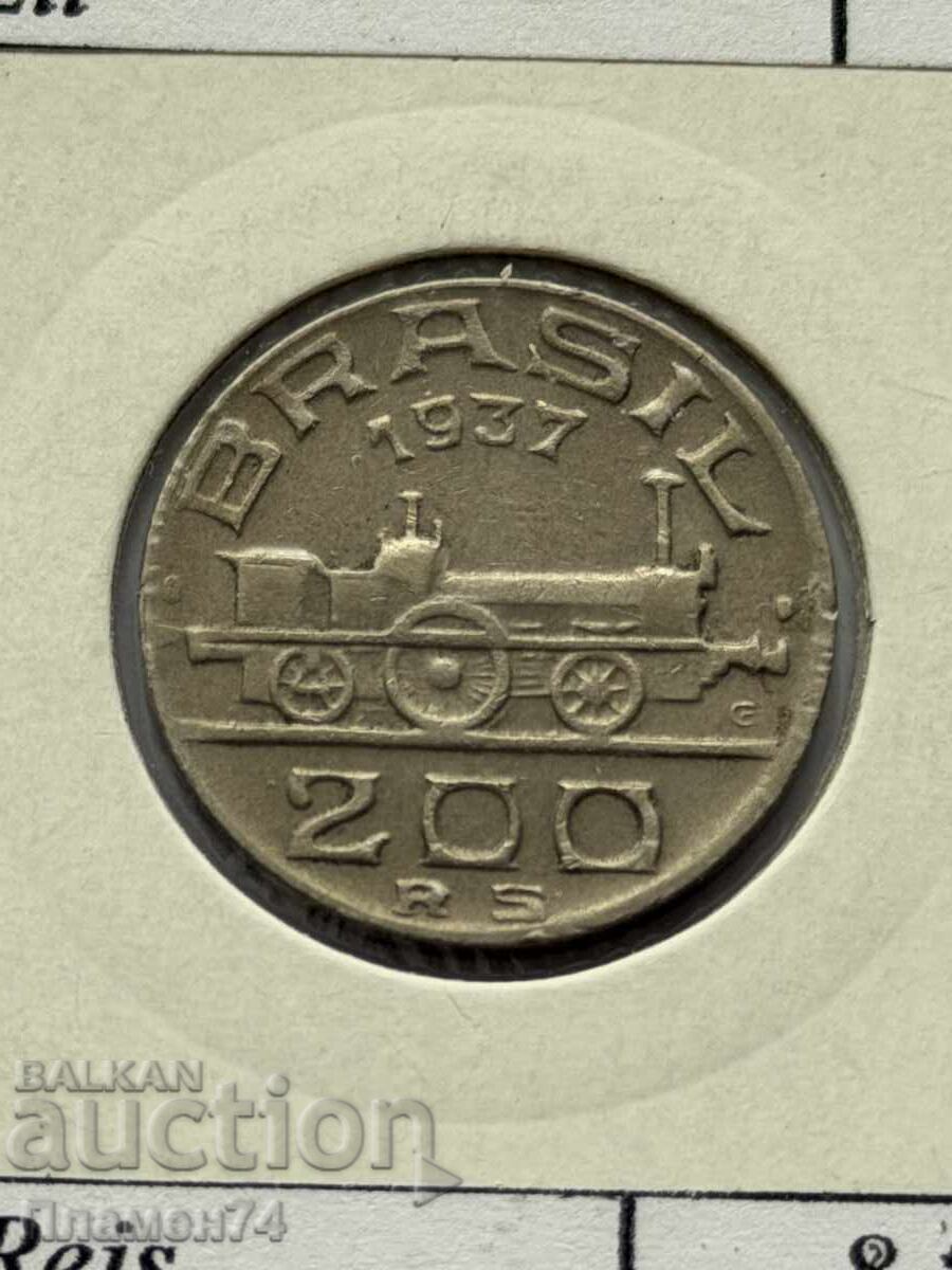 200 réis 1937 Brazilia