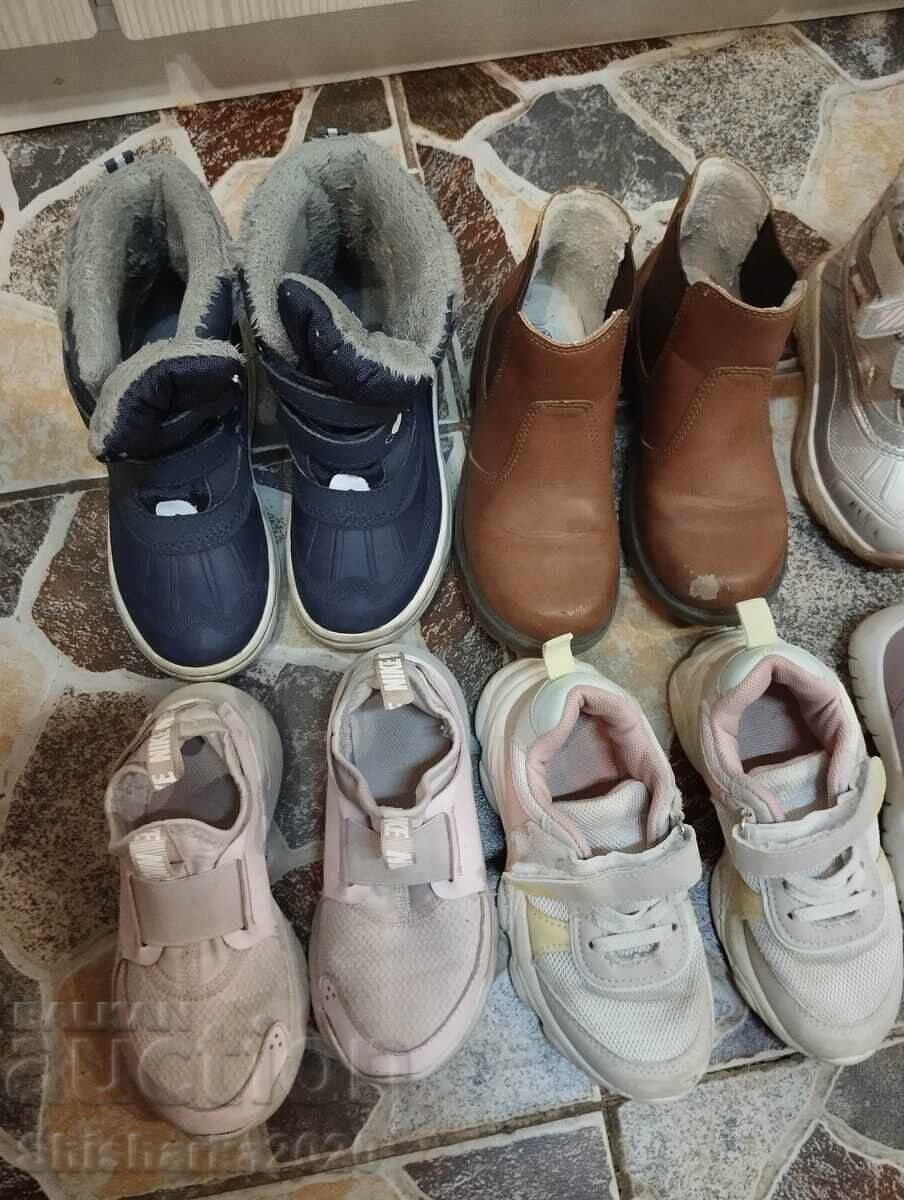 Lot! 11 pairs of children's shoes size 27-29 - used - 5