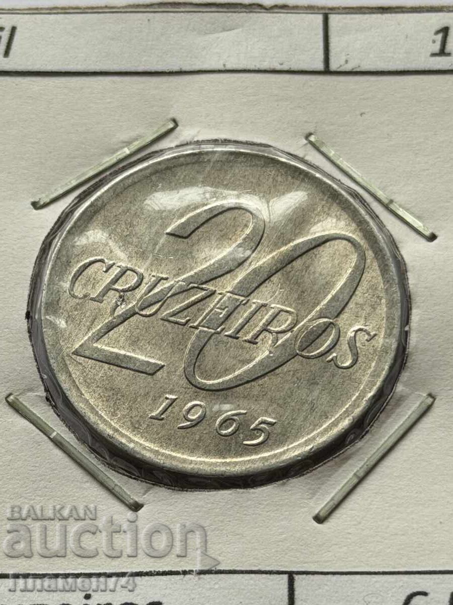 20 cruzeiros 1965 Brazilia