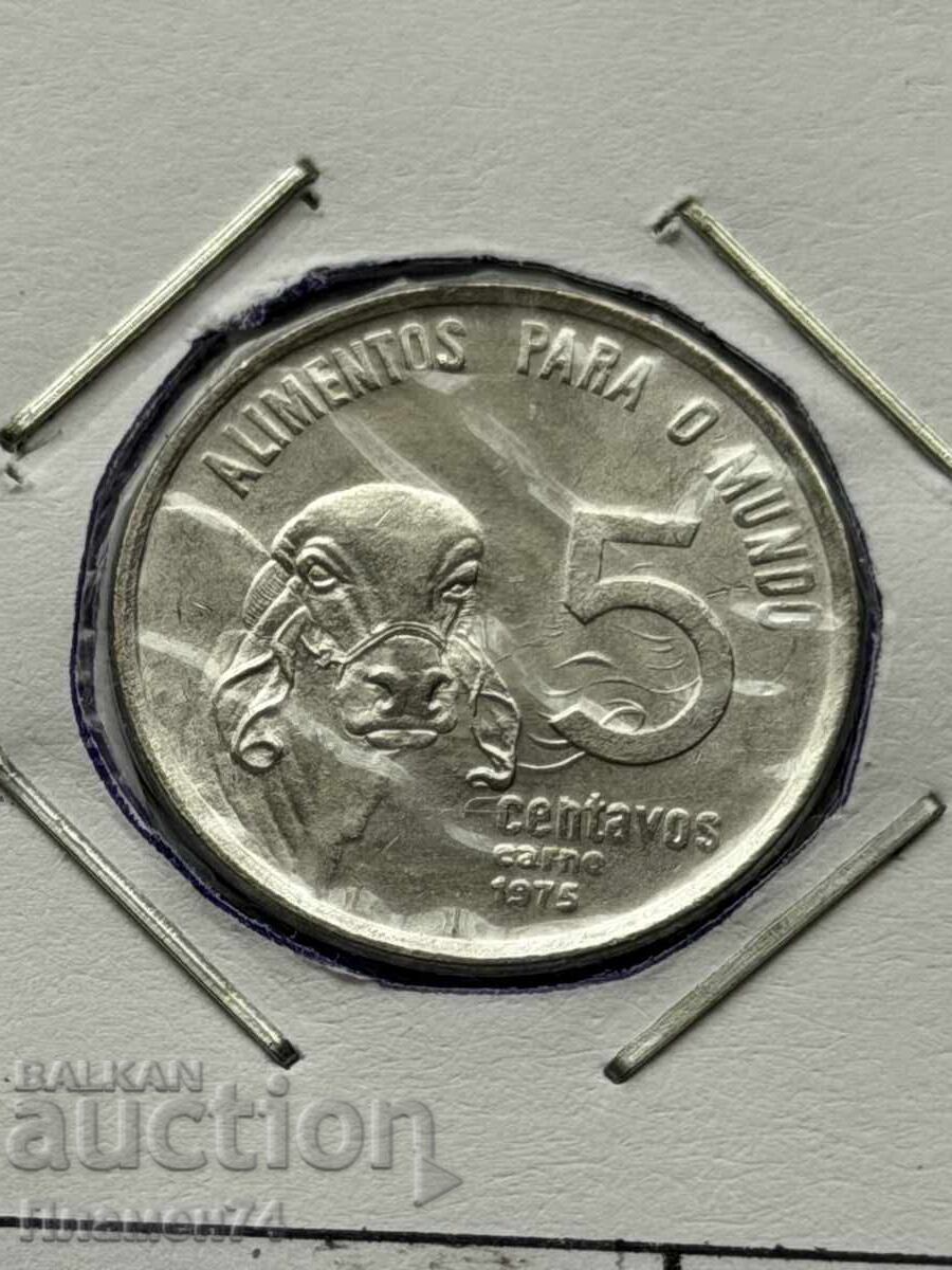 5 centavos 1975 Brazilia