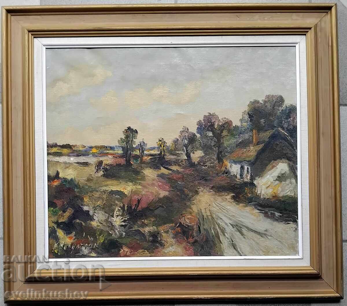 Auction  Oil painting by Karin Bergström