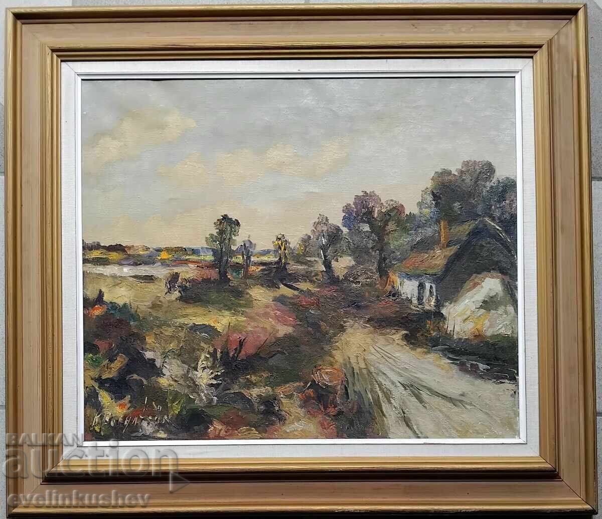 Delivery of Oil painting by Karin Bergström