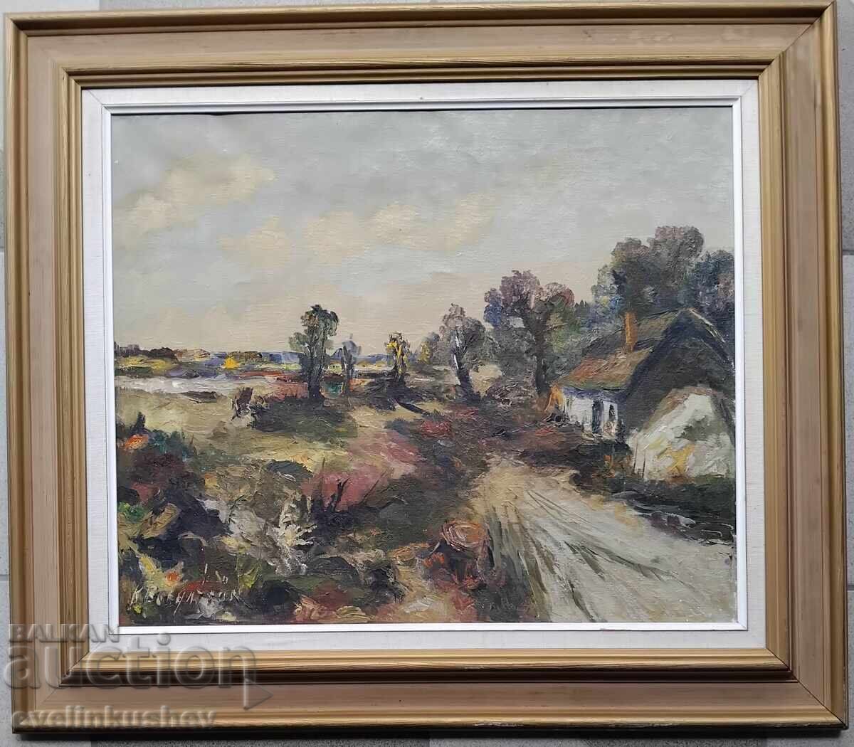 Oil painting by Karin Bergström