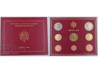Евросет Ватикана 2008 година ( от 1 цент до 2 евро ) UNC