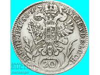 20 кройцера 1783 Австрия Йозеф II В-Кремниц - рядка година