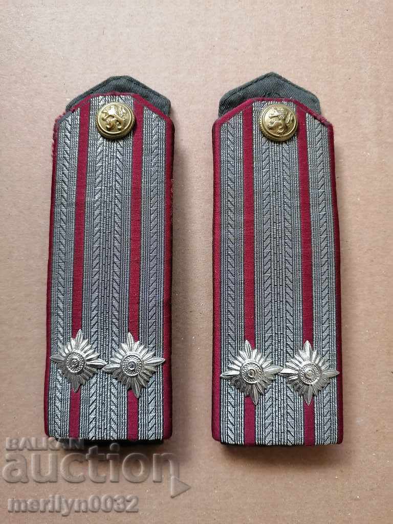 Senior officer epaulettes lieutenant colonel from BA uniform, monogram - 7