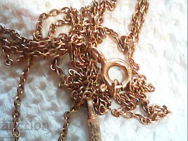 Auction  Beautiful gold-plated silver Pandora necklace and ring set