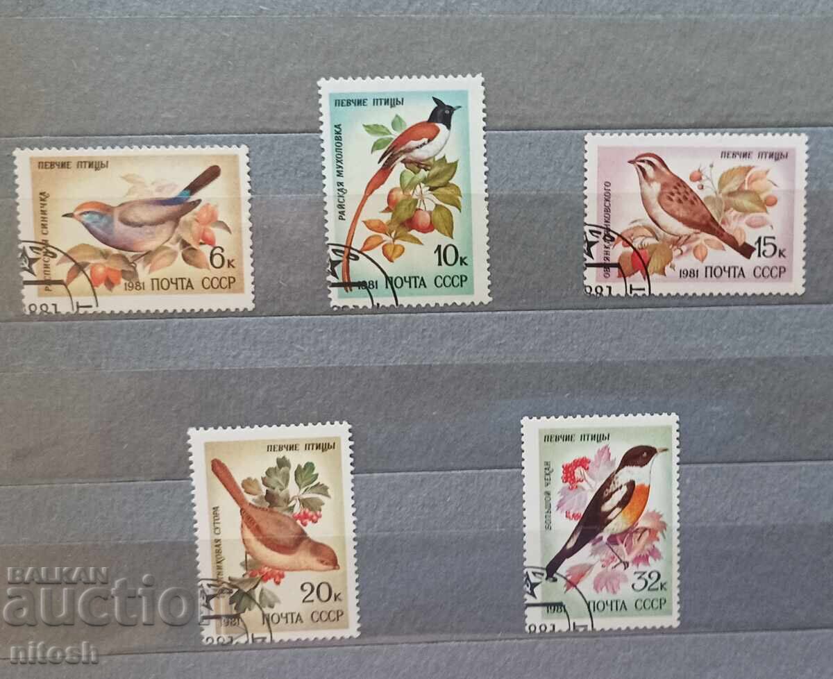 1981 URSS/Rusia/ Păsări/Faună/