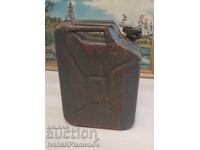 Socialist-era 20-liter metal jerrycan