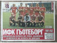 IFK Göteborg Suedia 1983 Campioană UEFA Tema Sport