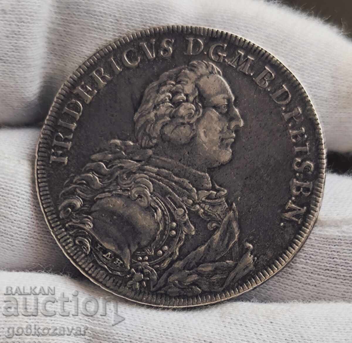 THALER BRANDENBURG-BAYREUTH ΣΠΑΝΙΟ, ΔΙΑΤΗΡΗΜΕΝΟ! RRR 100% Αυθεντικό - 7