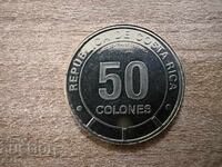 Κόστα Ρίκα - 50 colones (2023) - Silky Anole