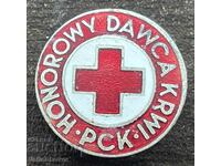 43525 Polonia insignă donator onorific de sânge Crucea Roșie Poloneză email