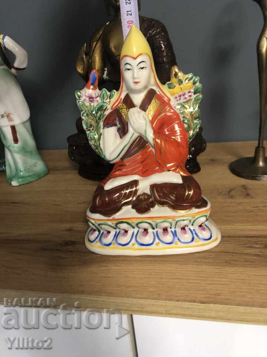 Porcelain figurine "Lama Je Tsongkhapa" Mongolia - 7