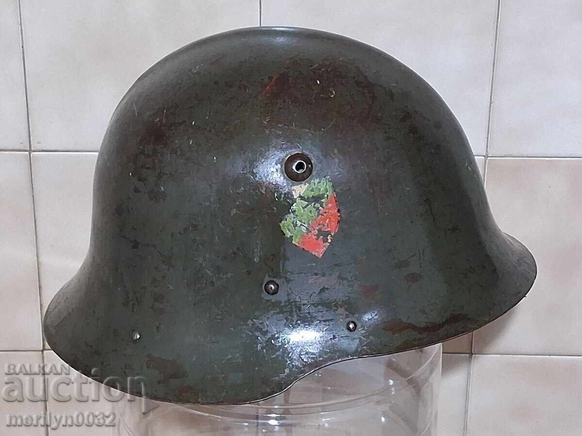 German Army M-36 Helmet Kingdom of Bulgaria ORIGINAL WW2