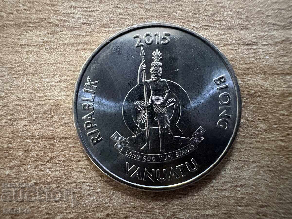 Vanuatu - 10 vatu (2015) cu preț € 2.50 | 4.89 BGN