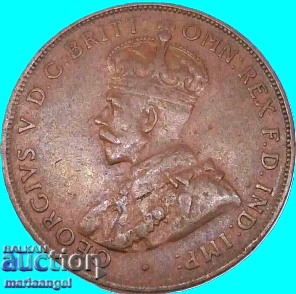Australia 1 Penny 1927 30mm bronz cu preț € 5.60 | 10.95 BGN