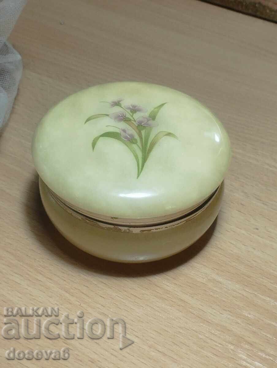 cutiuță vintage - alabastru italian - 6