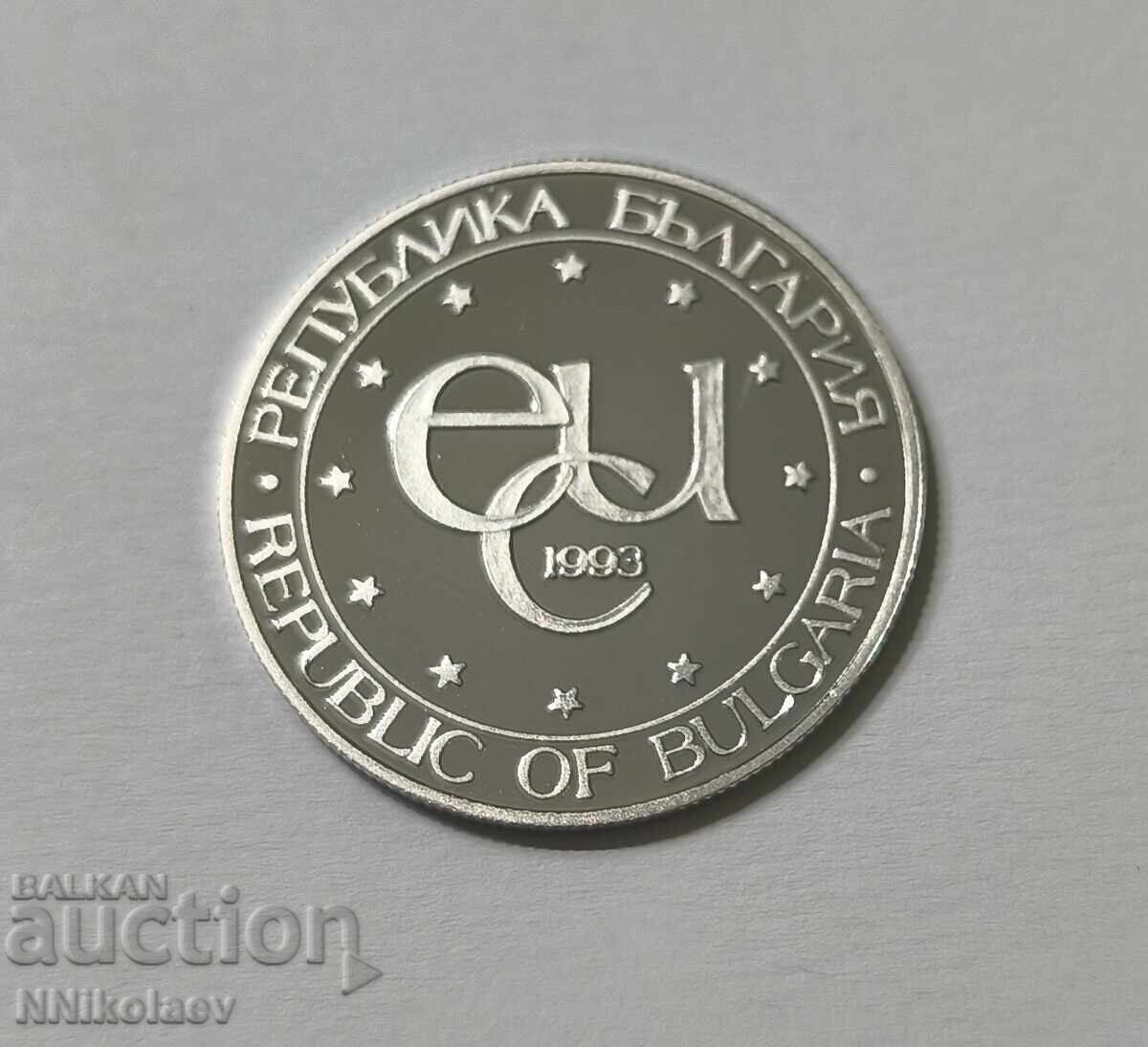 Licitație 10000 10 000 leva 1993 ECU Desislava Platină UNC
