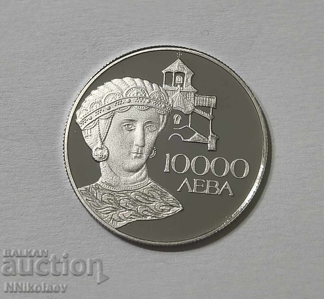 10000 10 000 leva 1993 ECU Desislava Platină UNC - 7