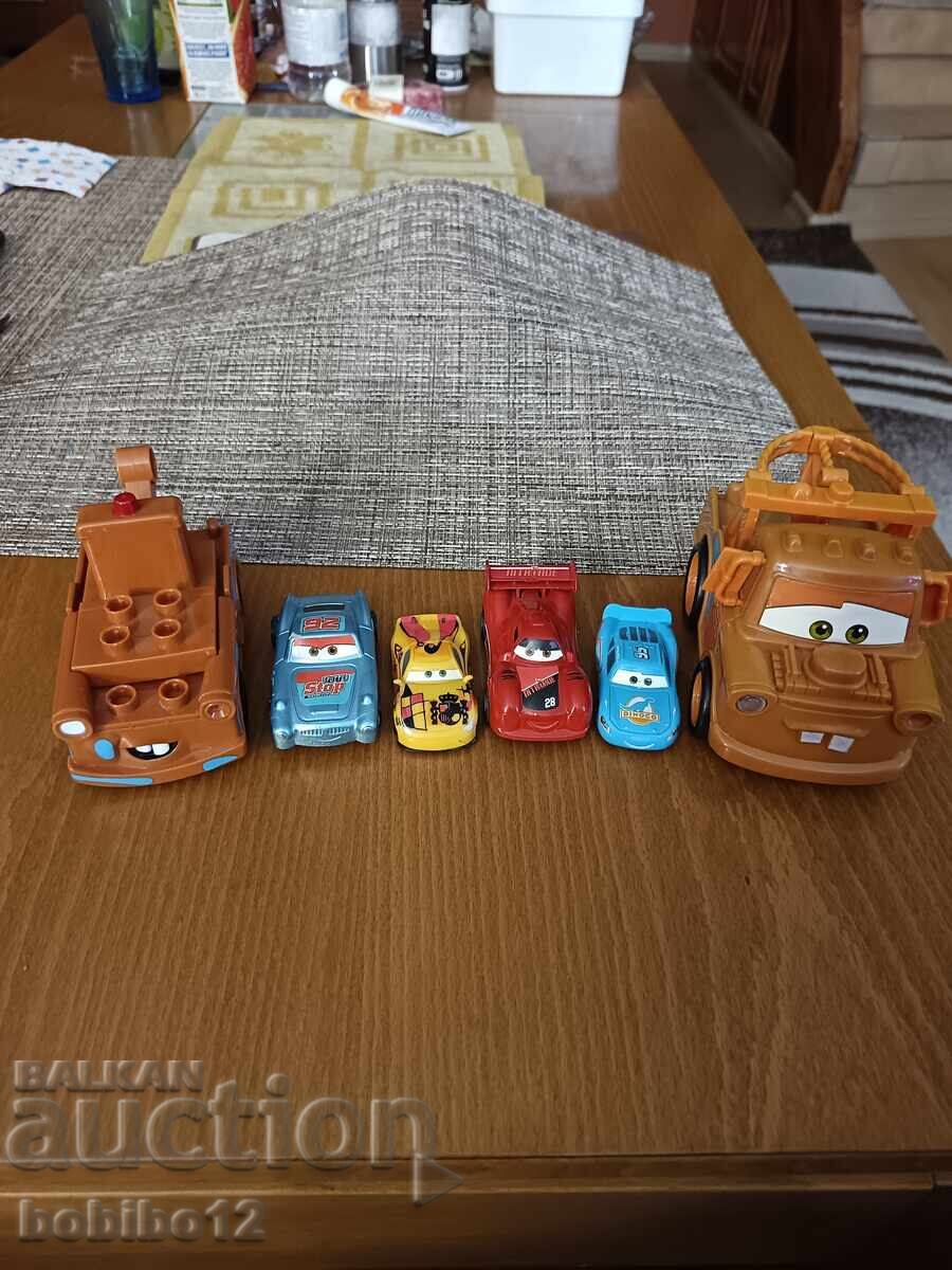 Set of 6 Disney Cars toy cars for 4 EUR with price € 4.00 | 7.82 BGN