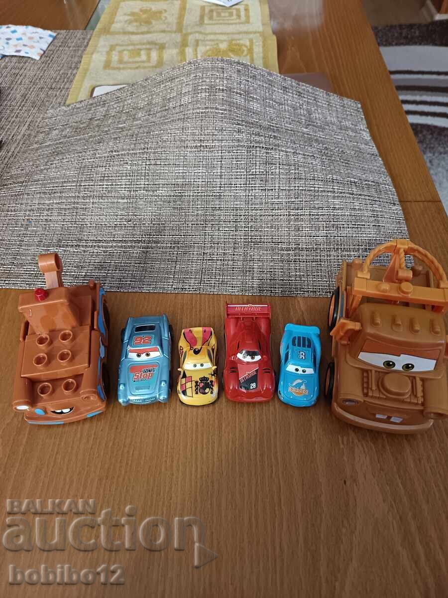 Set of 6 Disney Cars toy cars for 4 EUR - 6