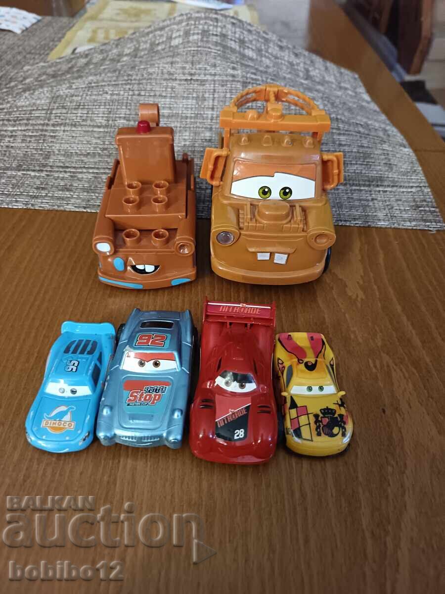 Set of 6 Disney Cars toy cars for 4 EUR