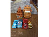 Set of 6 Disney Cars toy cars for 4 EUR