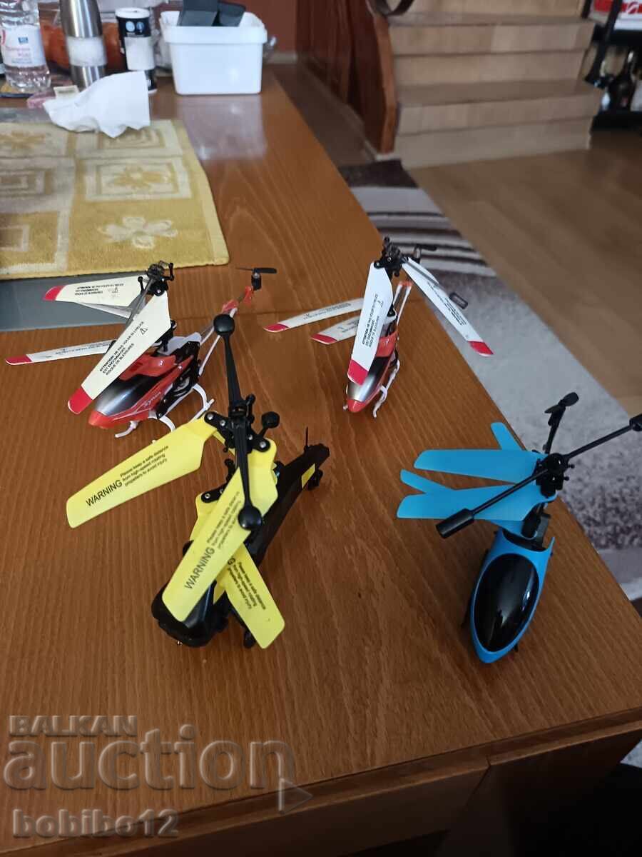 4 helicopters for 5 Euros