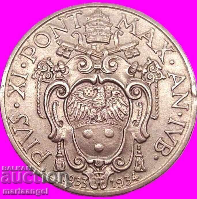 20 centesimi 1933-1934 Vatican Pius al XI-lea Jubileu cu preț € 18.00 | 35.21 BGN