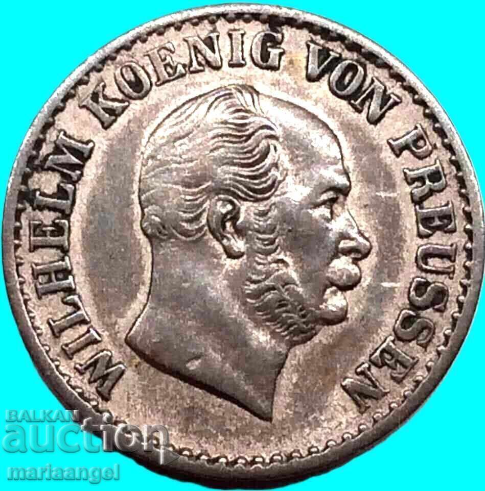 Licitație 1 groș 1870 Germania Prusia Kaiser Wilhelm